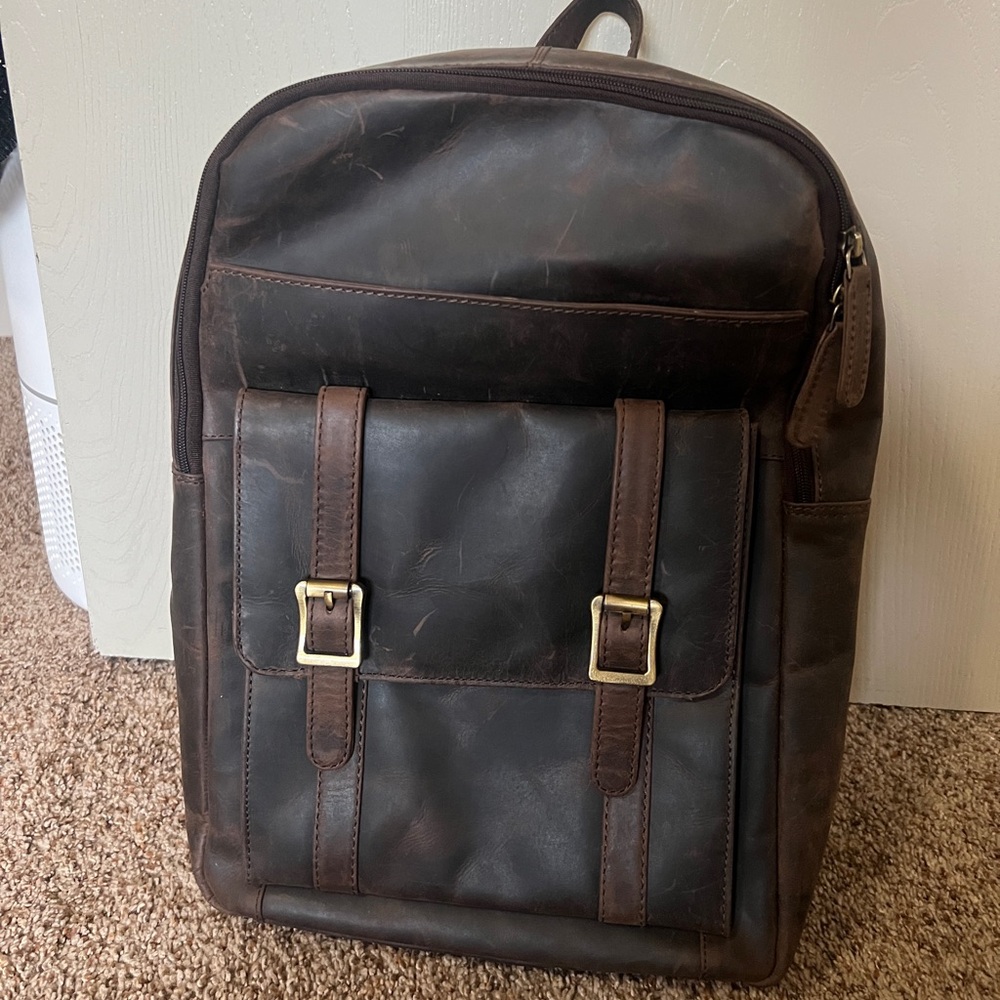 Italian Leather Backpack in great condition